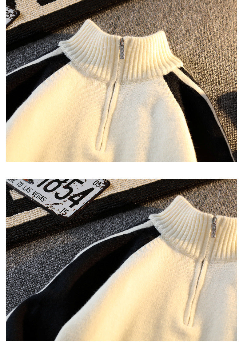 2025SS Stand collar sweater THOM TREND