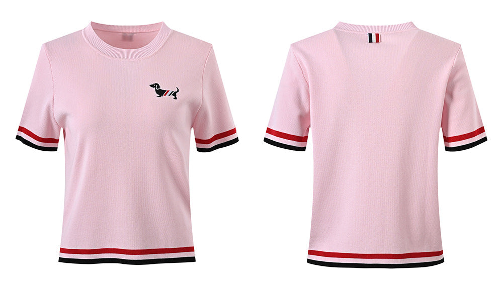 Women's Tie Knot T-shirt（复制） THOM TREND