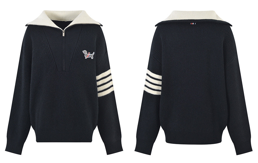 Puppy Collar Shawl Sweater