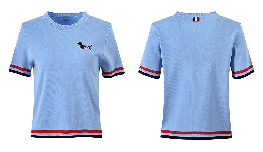 Women's Tie Knot T-shirt（复制） THOM TREND