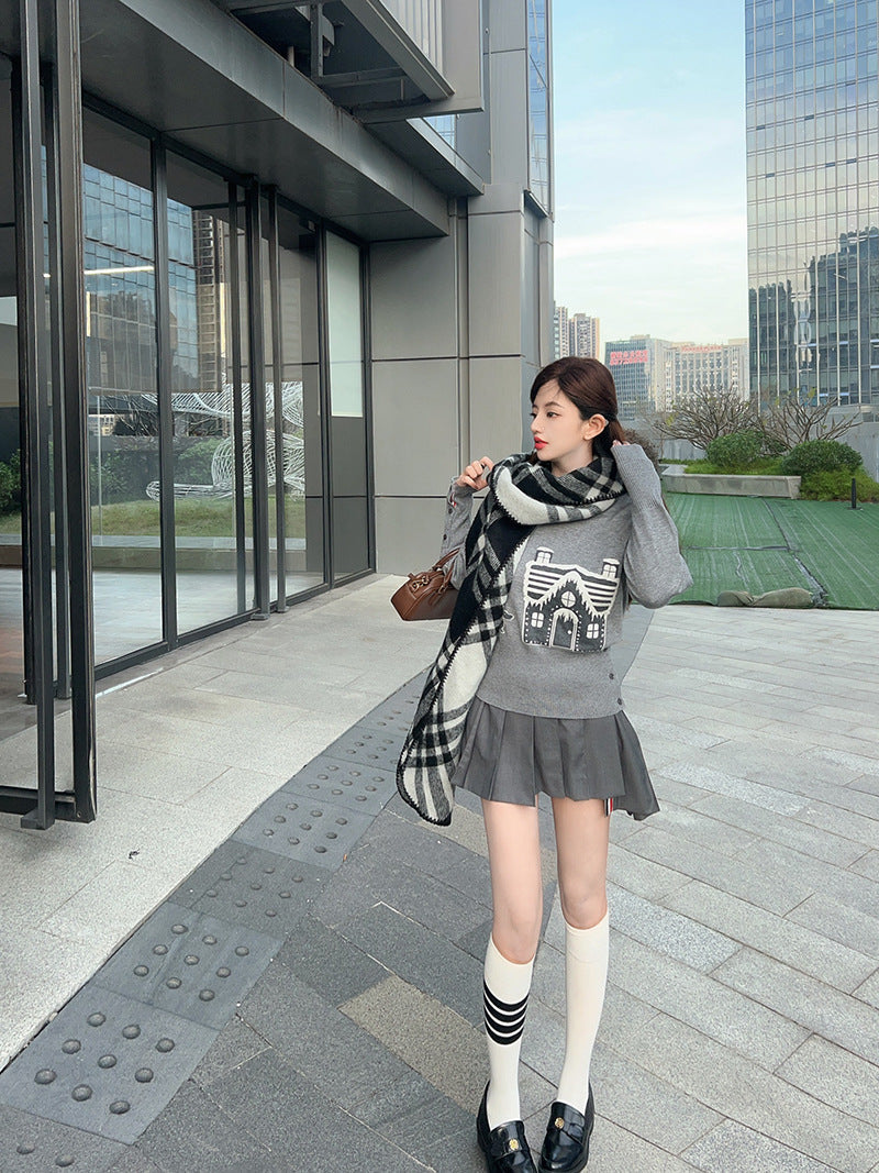 Christmas House Knitted Sweater