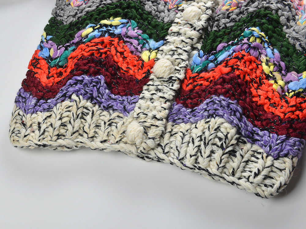 2025SS Chunky knit cardigan jacket THOM TREND