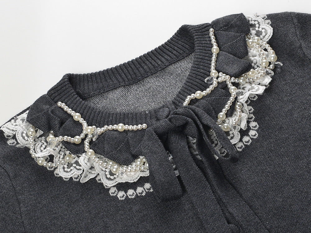 2025SS Cardigan + suspenders set THOM TREND