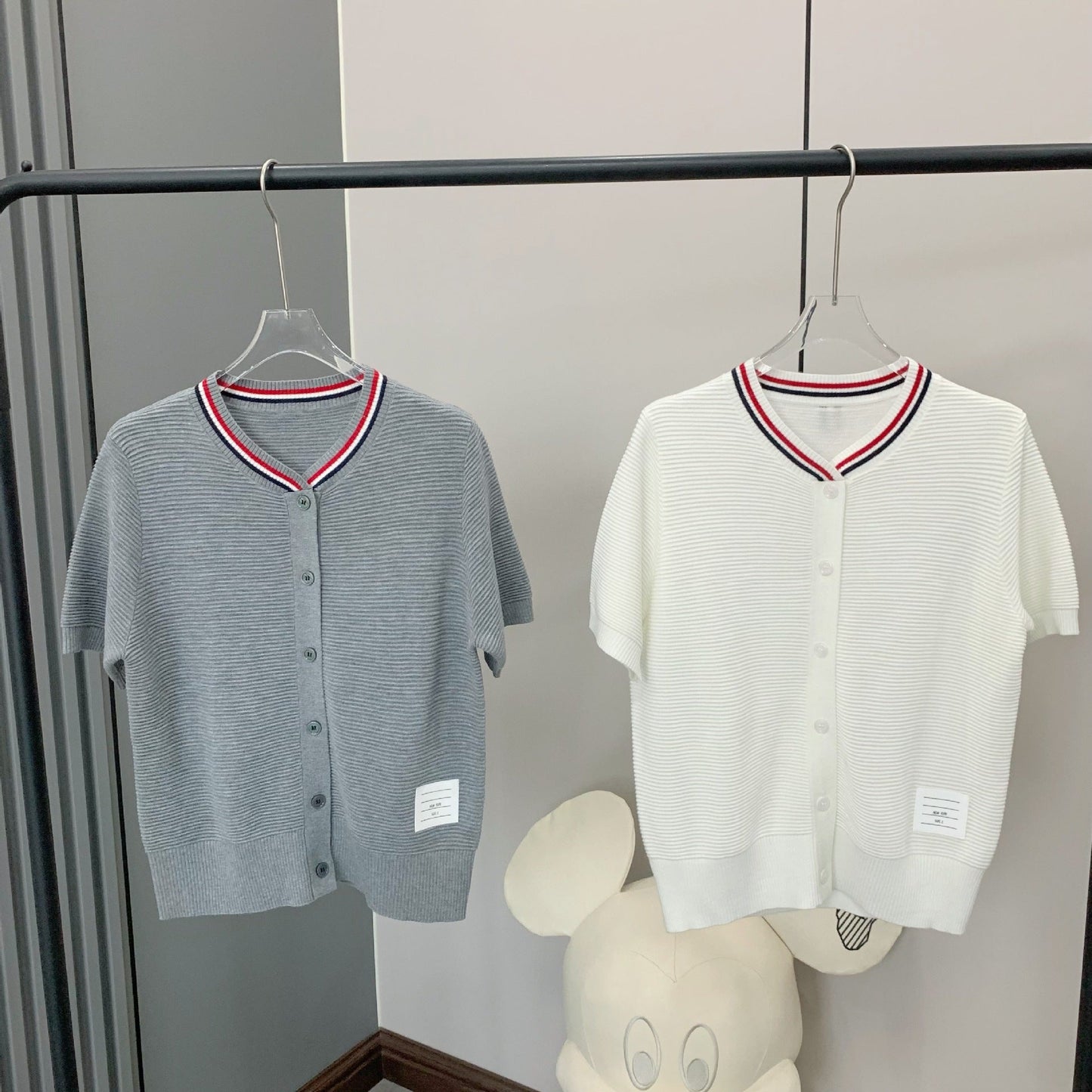 Houndstooth knitted cardigan（复制） THOM TREND