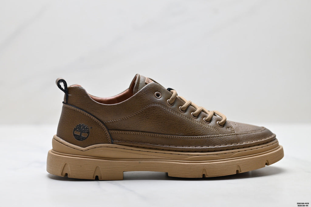 Timberland Olive Brooklyn Oxford Hiking Shoe - right-facing side profile main image
