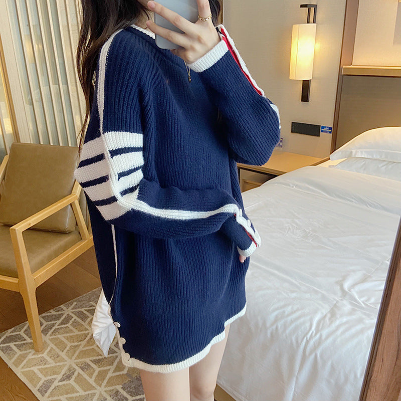 Four-bar crewneck sweatshirt（复制） THOM TREND