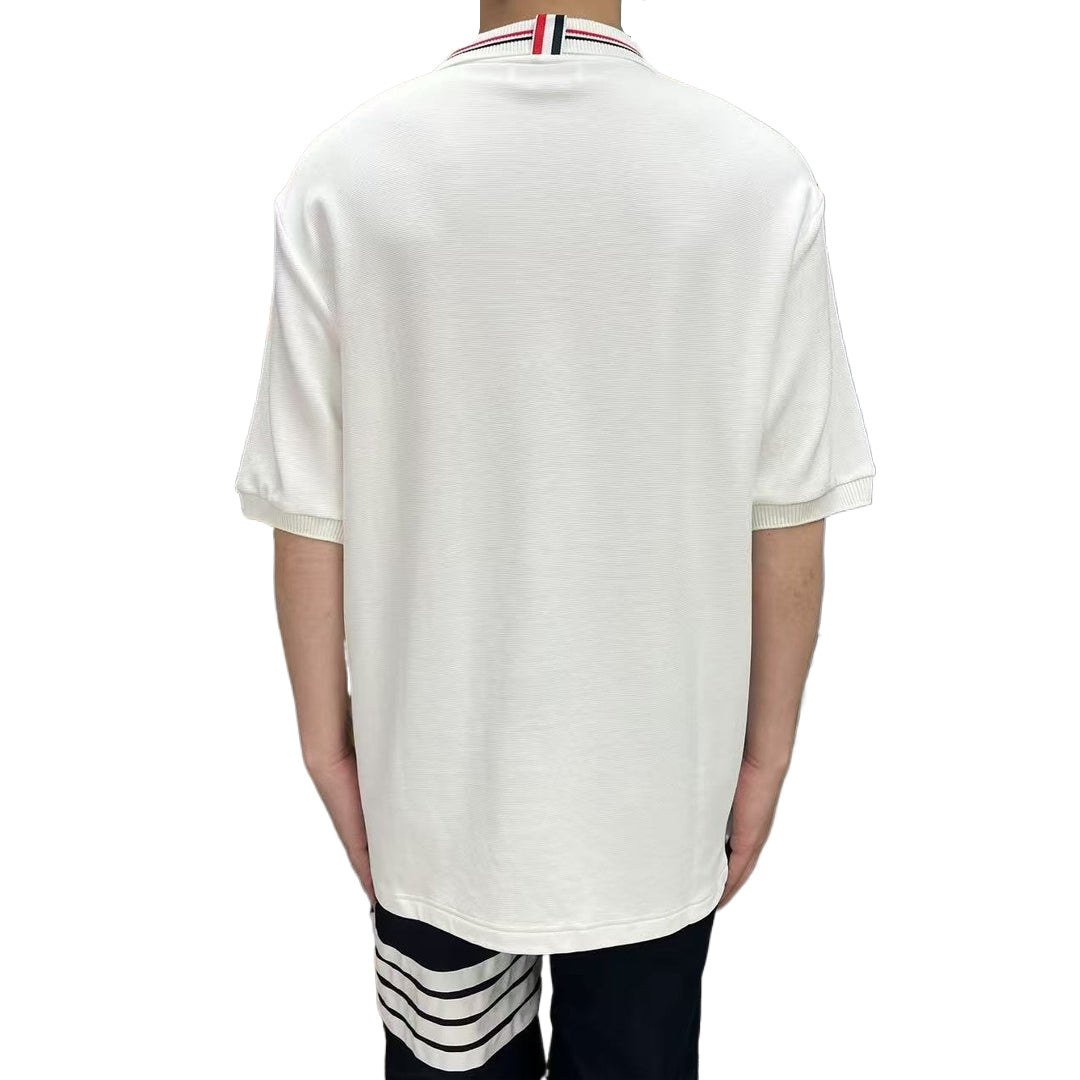 Men's lapel short sleeve THOM TREND