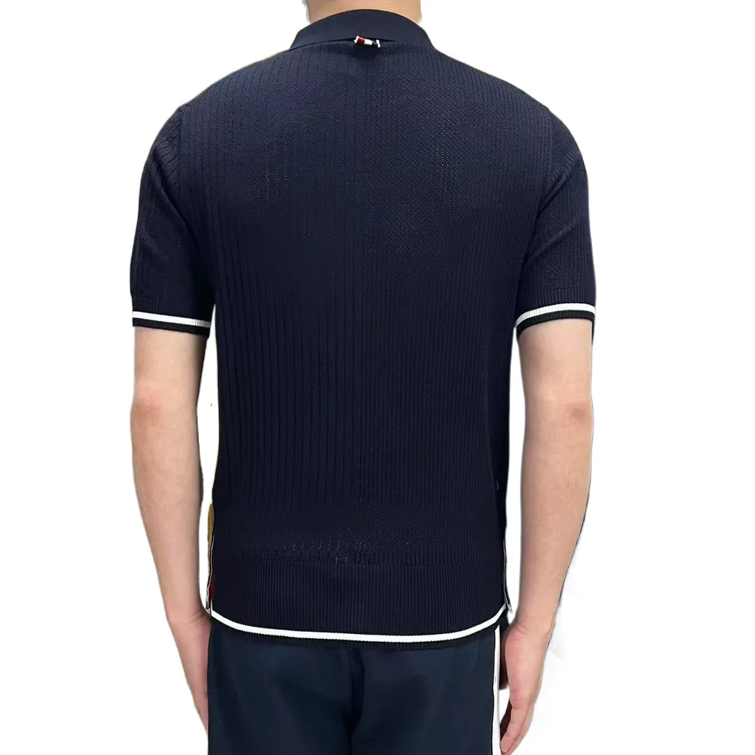 2025SS  Knitted POLO shirt THOM TREND