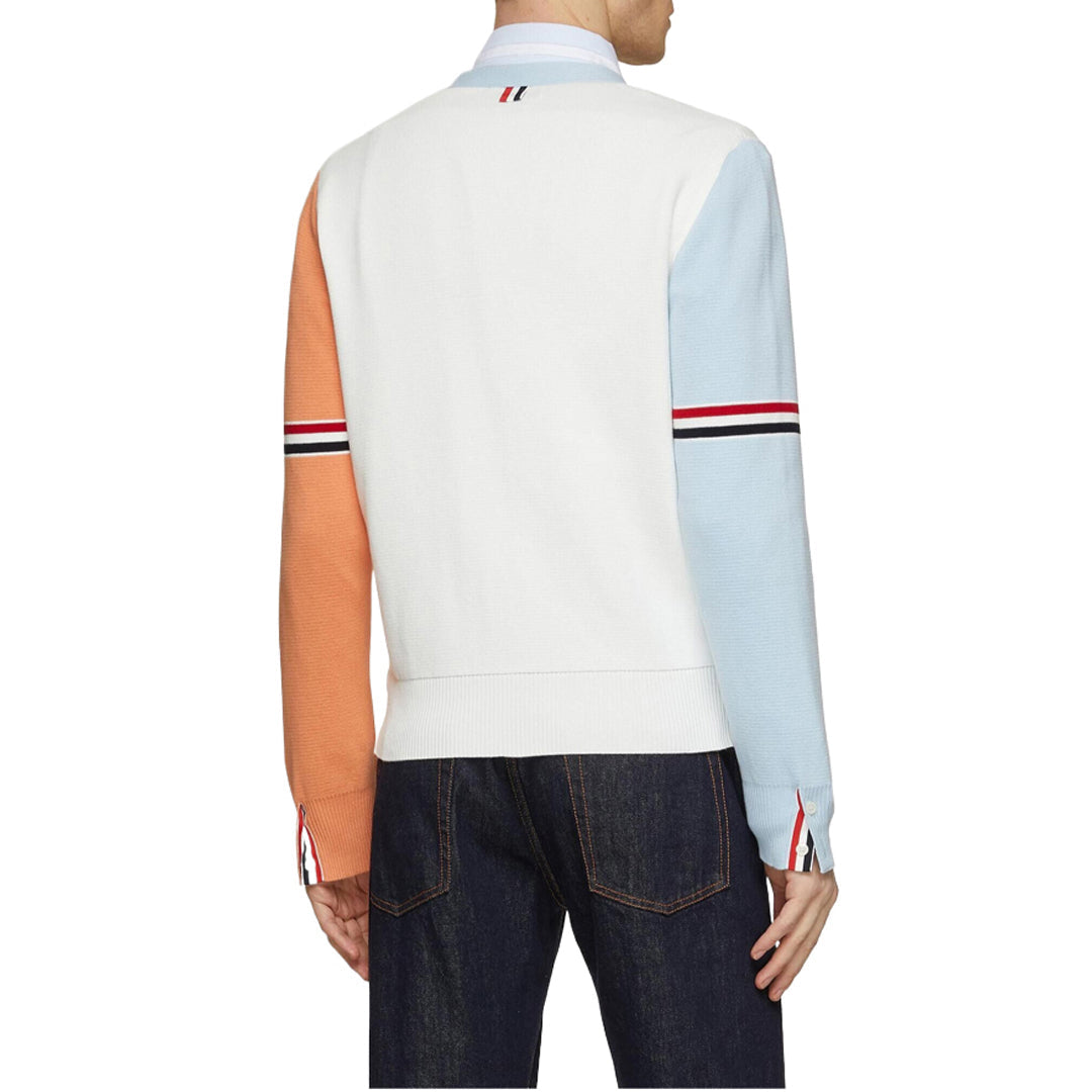 Color matching Wool Cardigan THOM TREND