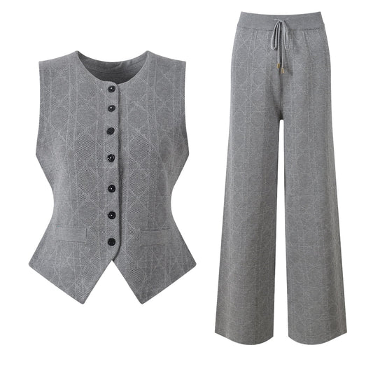 2025SS Women's Vest + trousers set THOM TREND