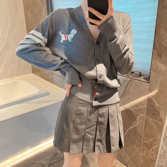 Women's jacquard cardigan sweater（副本） THOM TREND