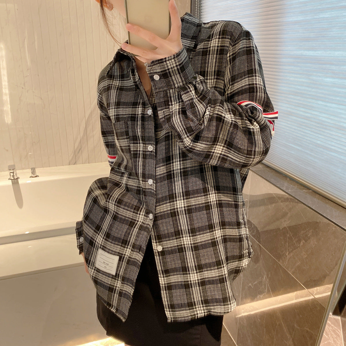 V-neck knitted cardigan（复制） THOM TREND