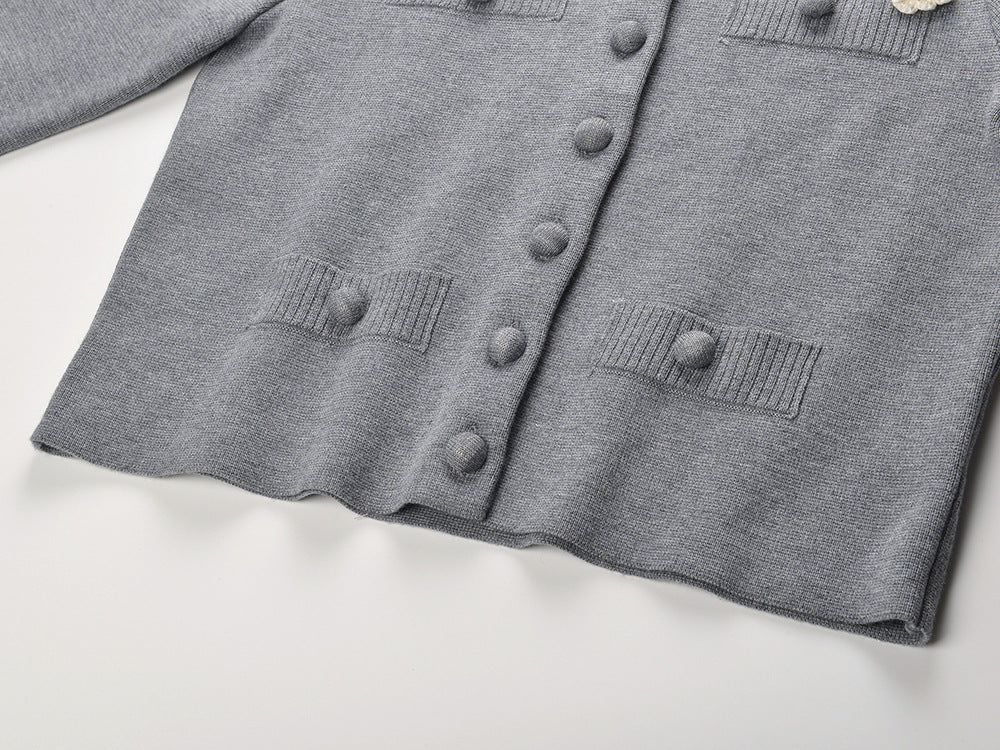 2025SS 3D flower cardigan THOM TREND