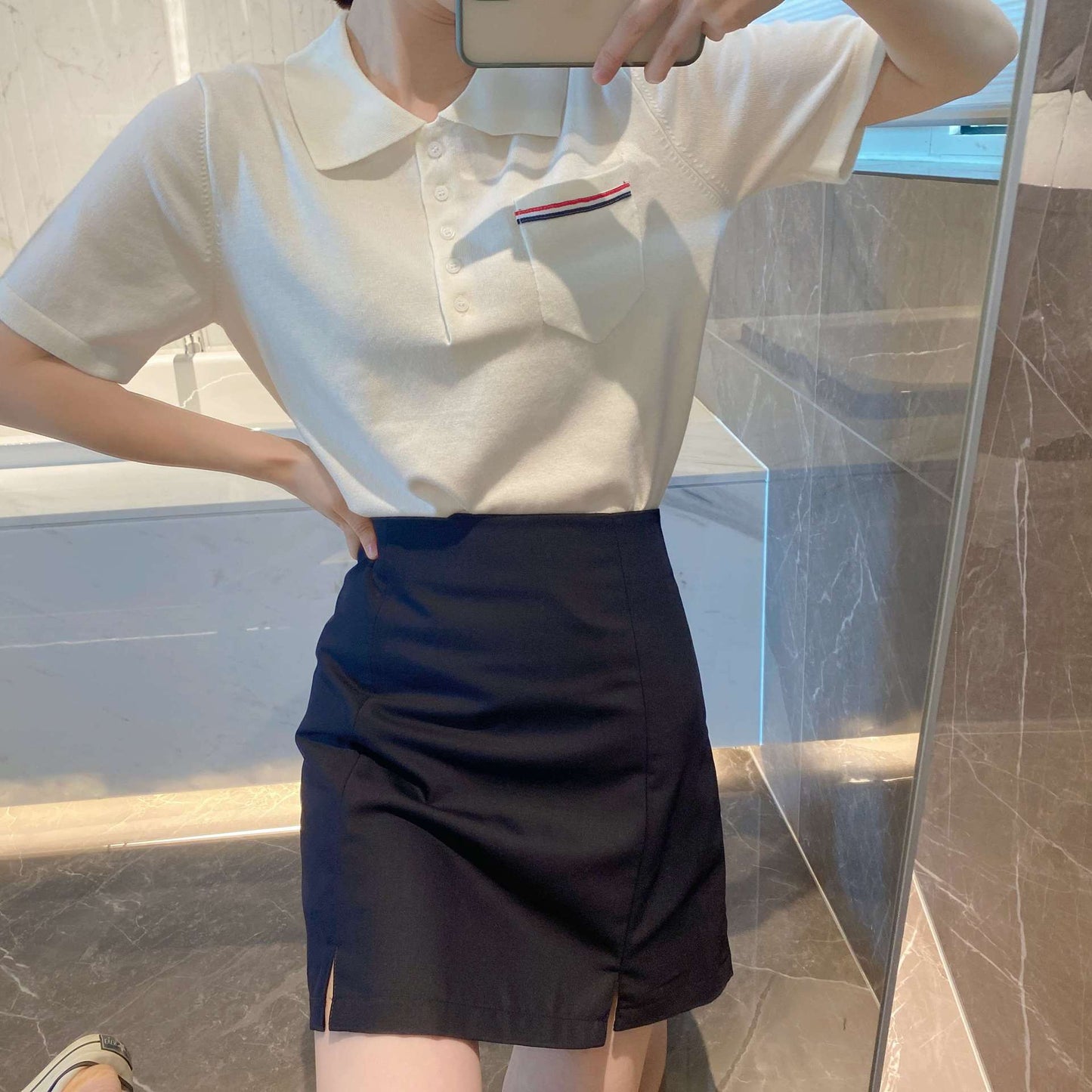 Women's short sleeve pants suit（复制） THOM TREND