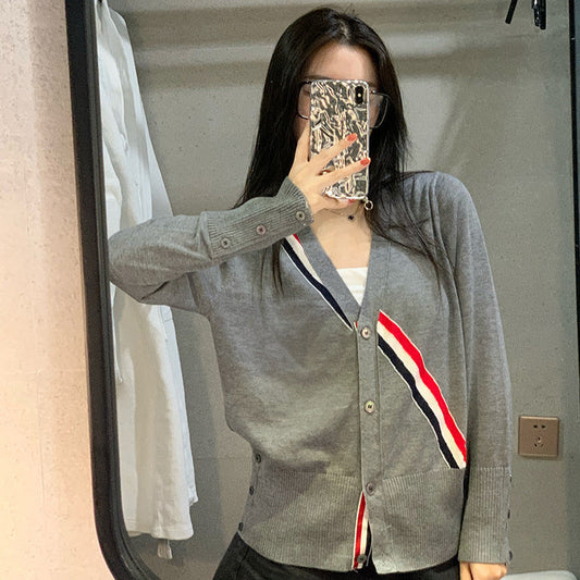 Houndstooth knitted cardigan????????  TREND