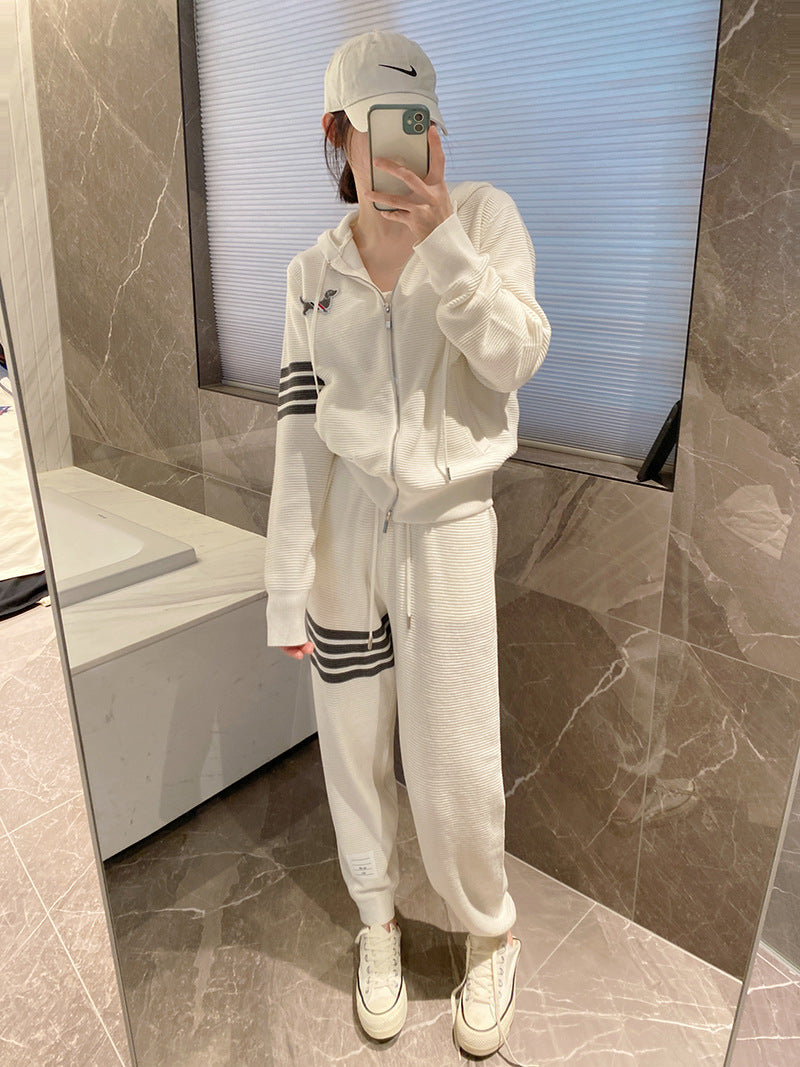 2025SS Women's Hoodie Top + Pants THOM TREND