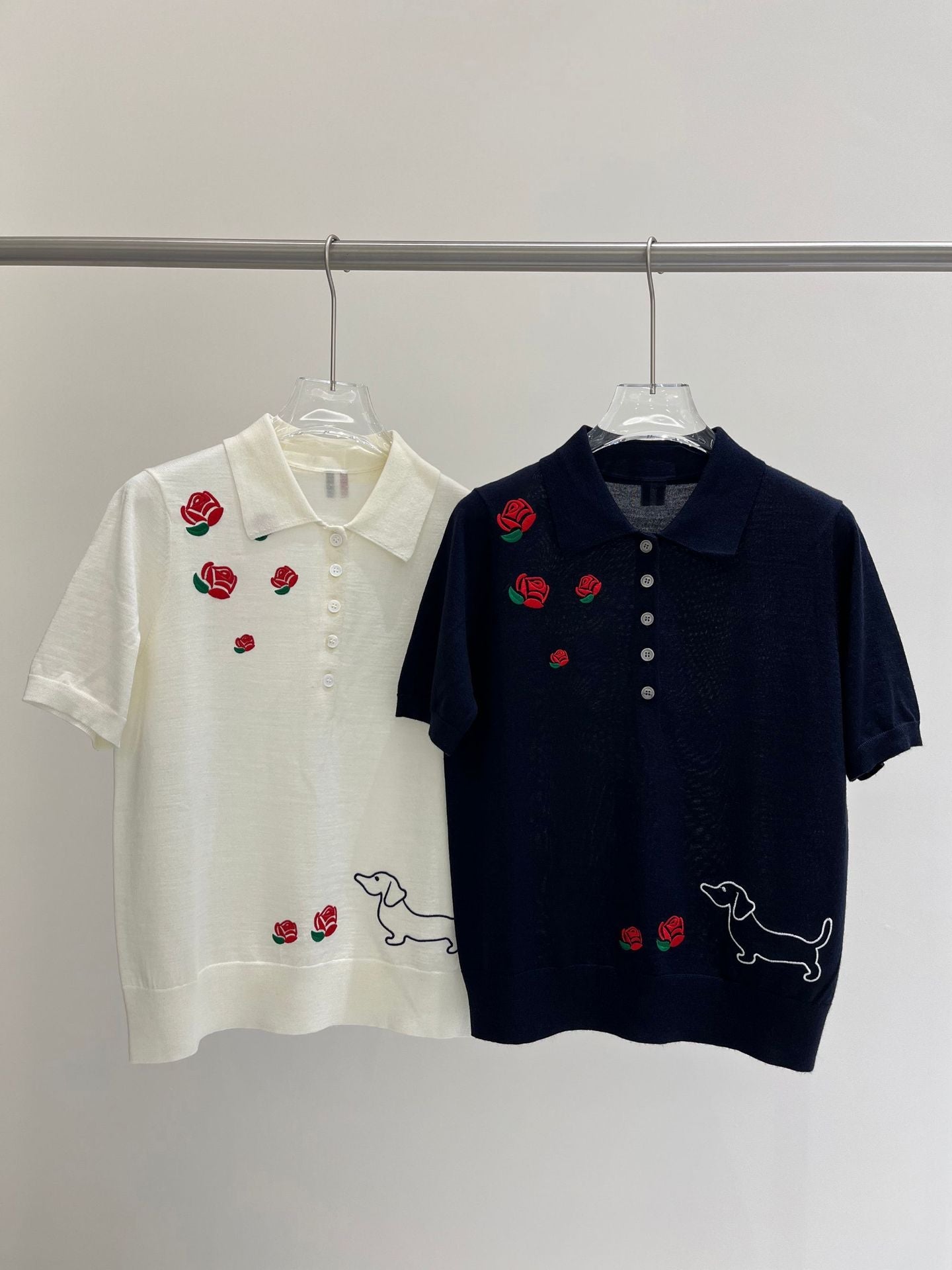 Women's polo neck long sleeve sweater（副本） THOM TREND