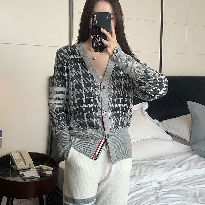 Women's wool crew neck sweater（复制） THOM TREND