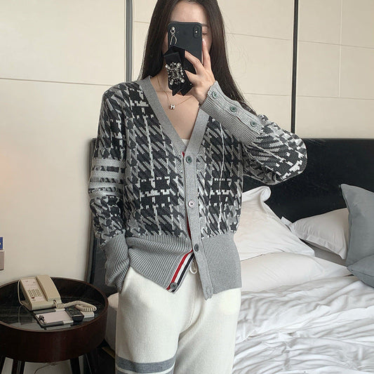 Women's wool crew neck sweater（复制） THOM TREND