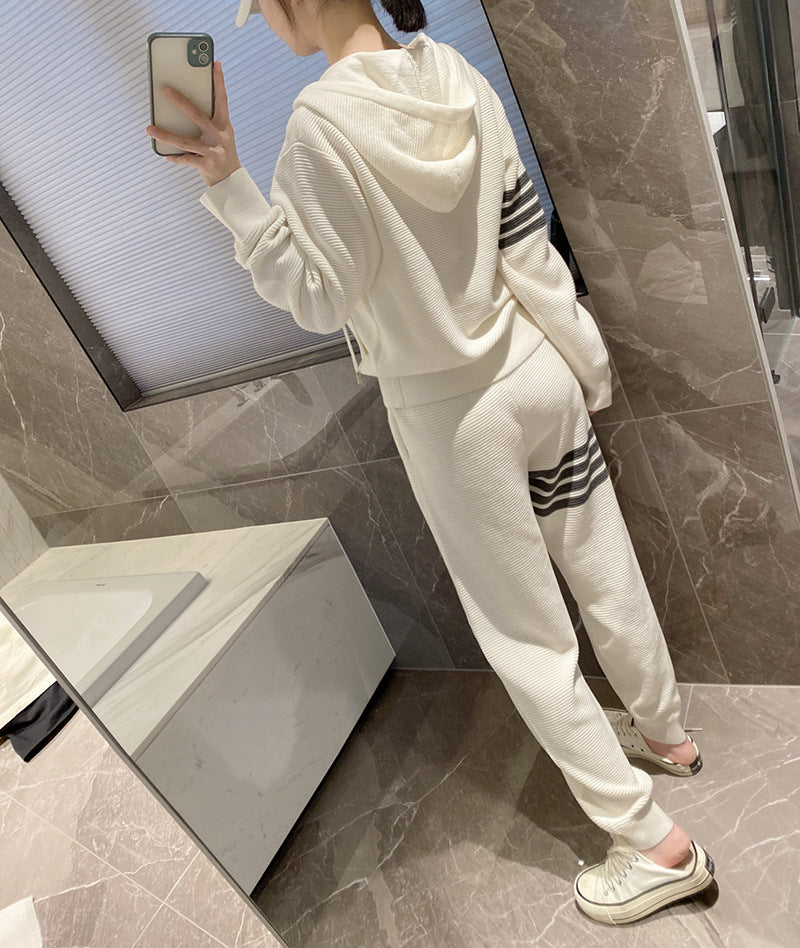 2025SS Women's Hoodie Top + Pants THOM TREND