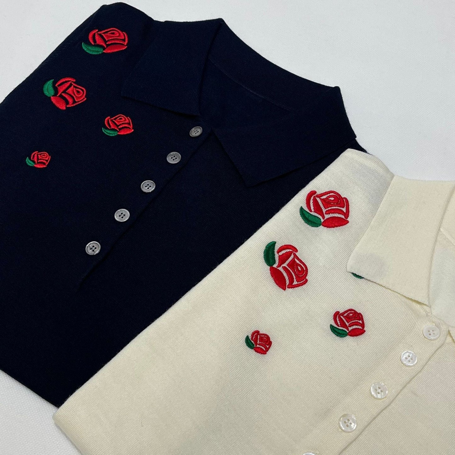 Women's polo neck long sleeve sweater（副本） THOM TREND