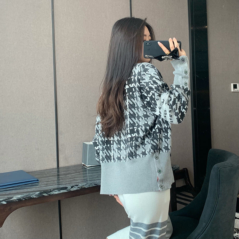 Women's wool crew neck sweater（复制） THOM TREND