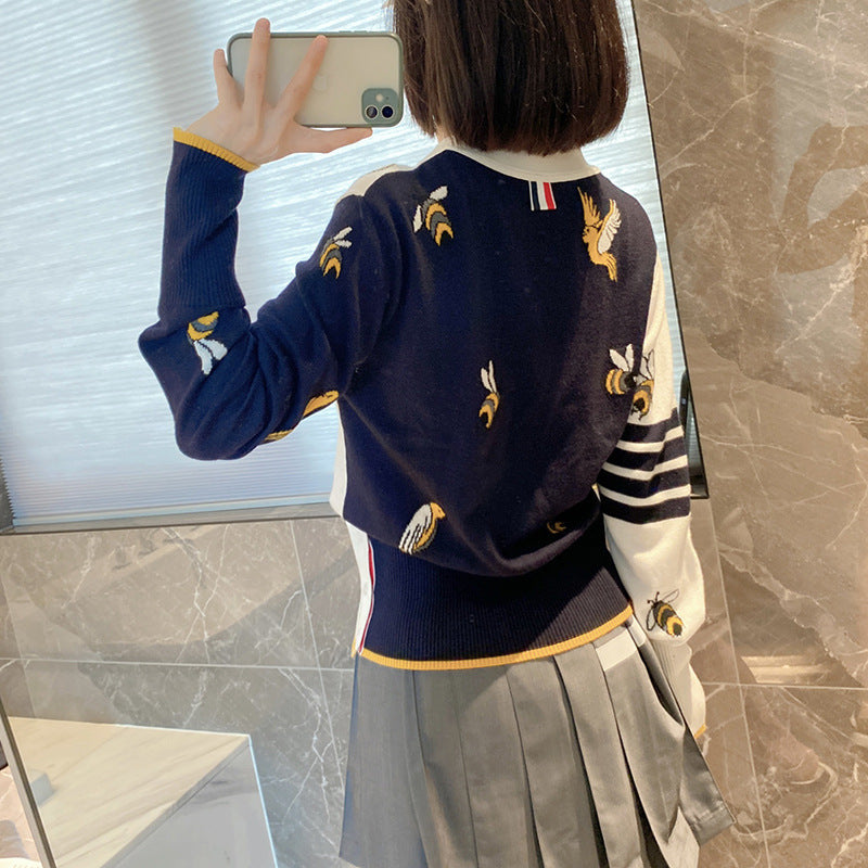 Women's new striped short sleeve（副本） THOM TREND