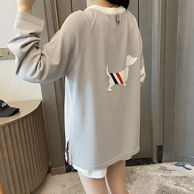Knitted star and puppy dress（复制） THOM TREND