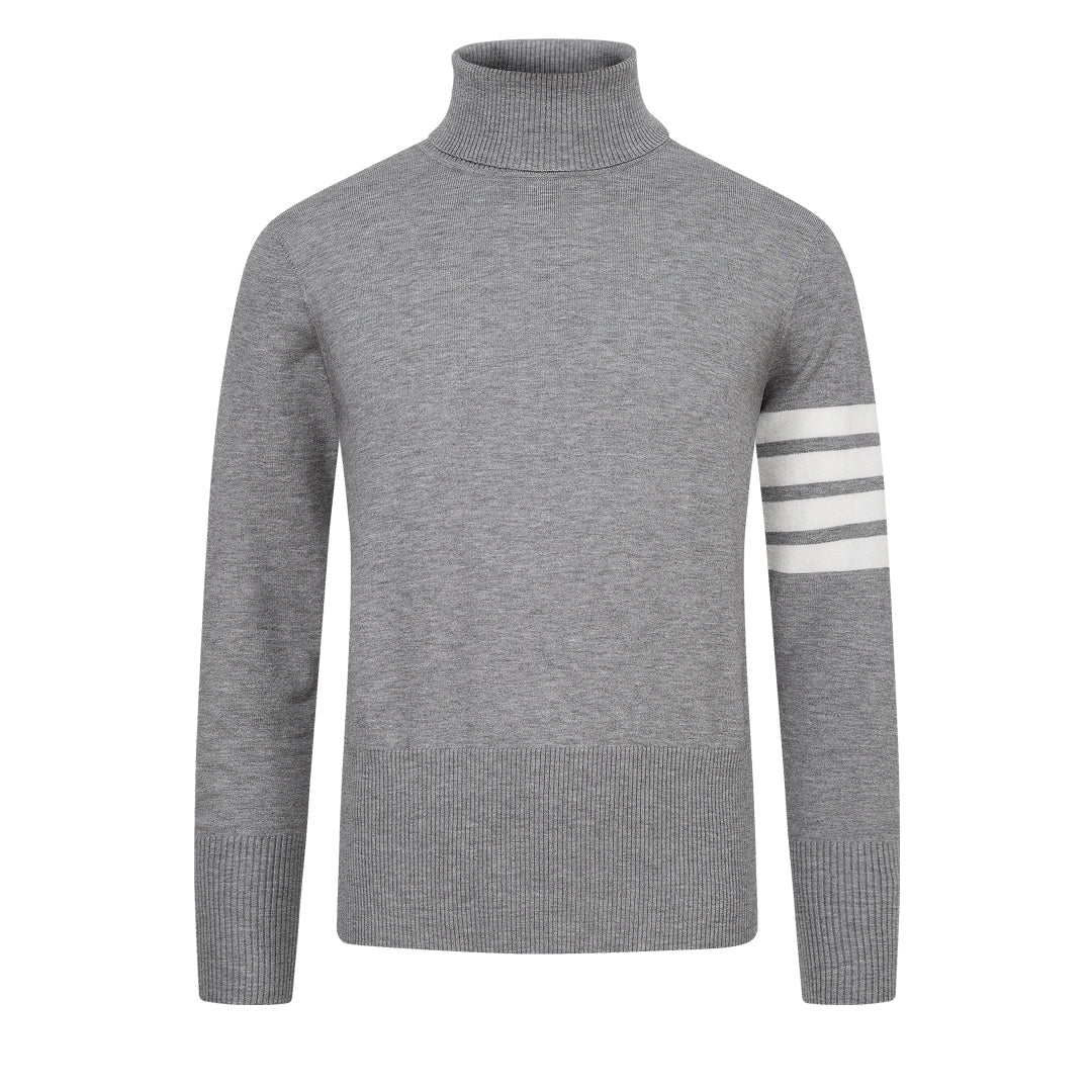 4 Bars Turtleneck Sweater THOM TREND
