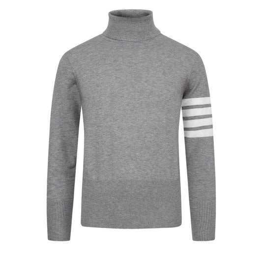 4 Bars Turtleneck Sweater THOM TREND