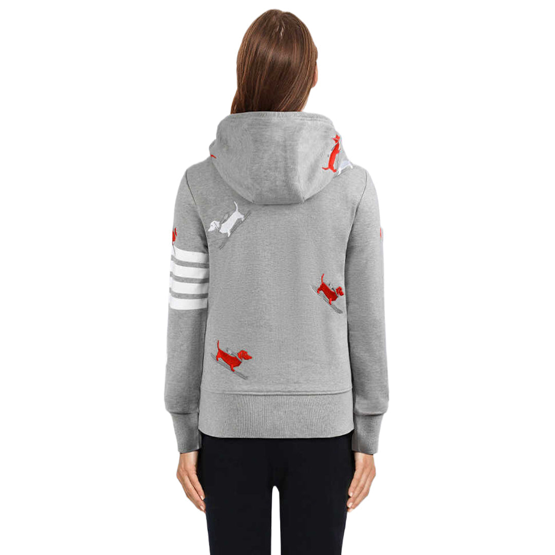 Puppy embroidery Hoodie THOM TREND