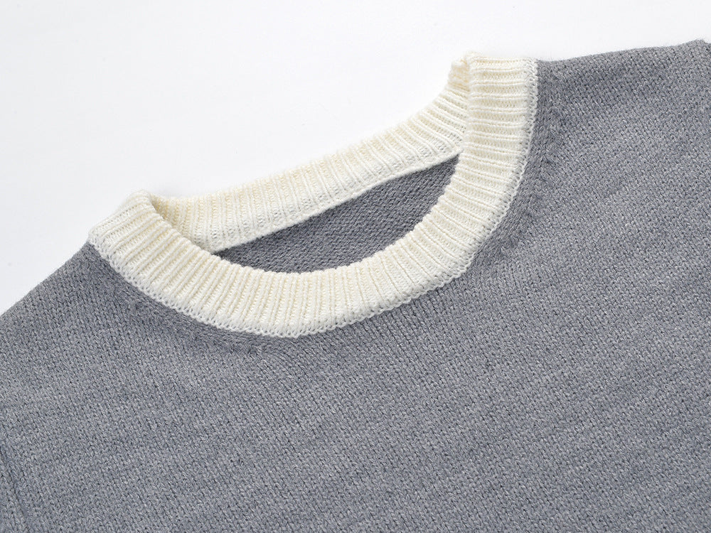 Puppy embroidered sweater