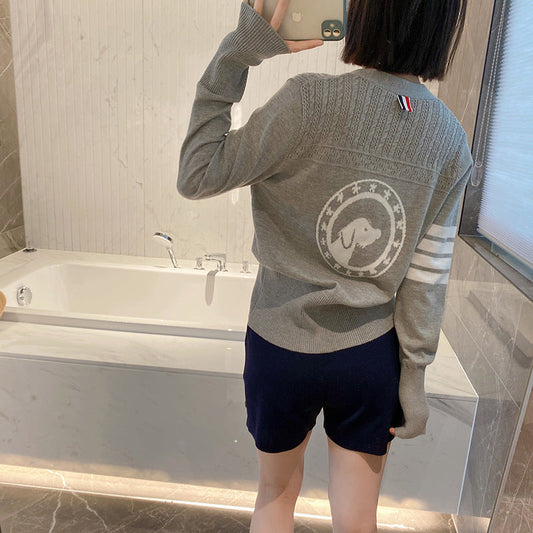 2025SS  Puppy Stamp Cardigan  TREND