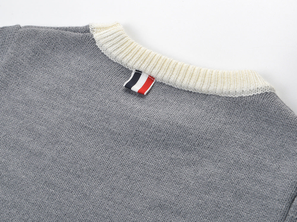 Puppy embroidered sweater