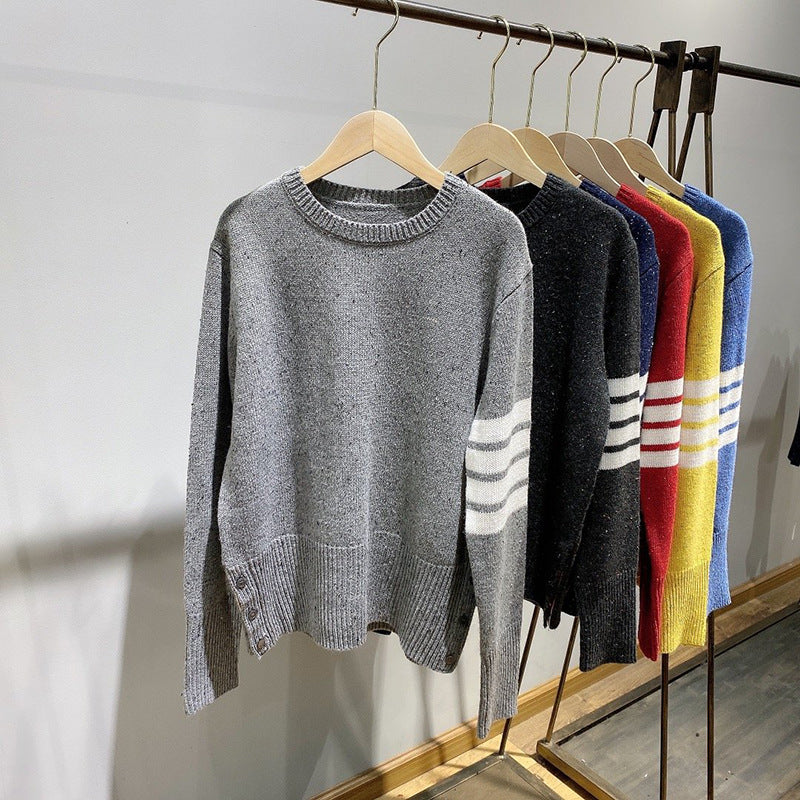 women's four stripe T-shirt sweater（复制） THOM TREND