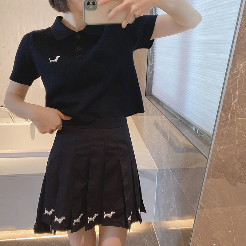 POLO collar short-sleeved T-shirt THOM TREND