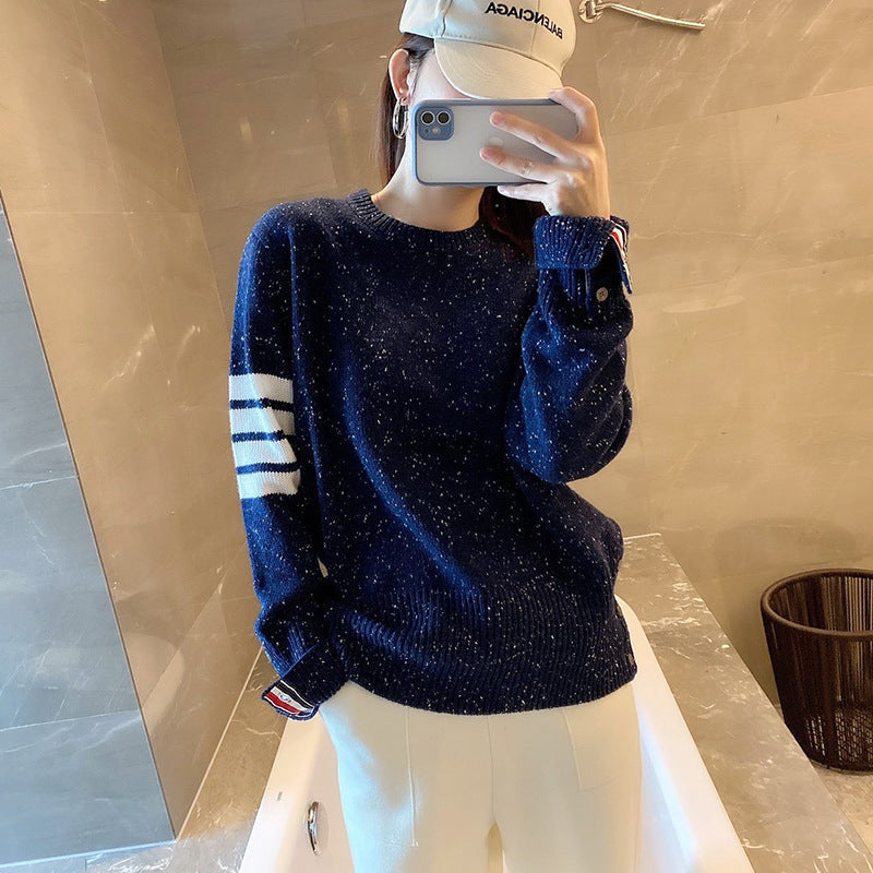 women's four stripe T-shirt sweater（复制） THOM TREND