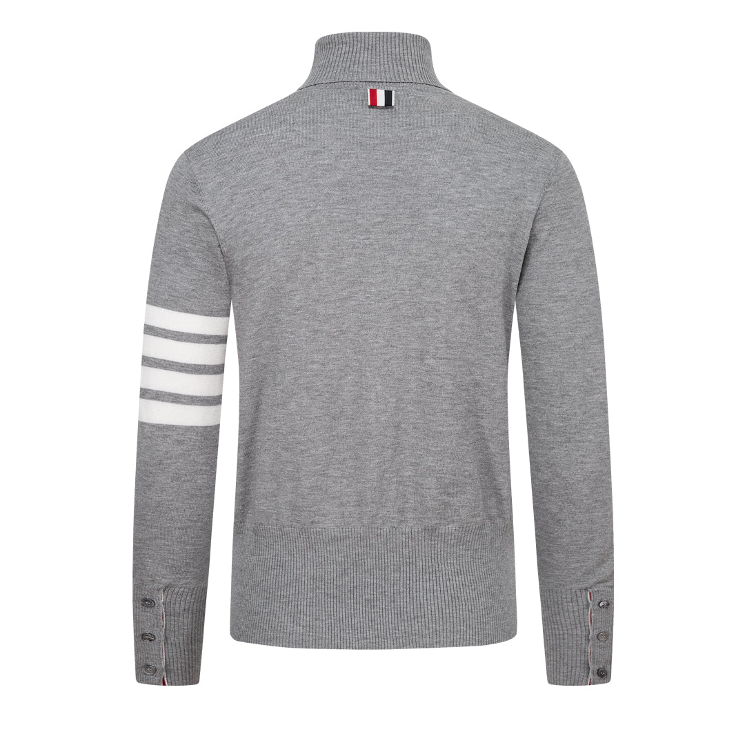 4 Bars Turtleneck Sweater THOM TREND