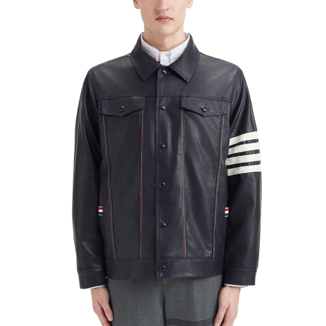2025SS Men Leather jacket THOM TREND