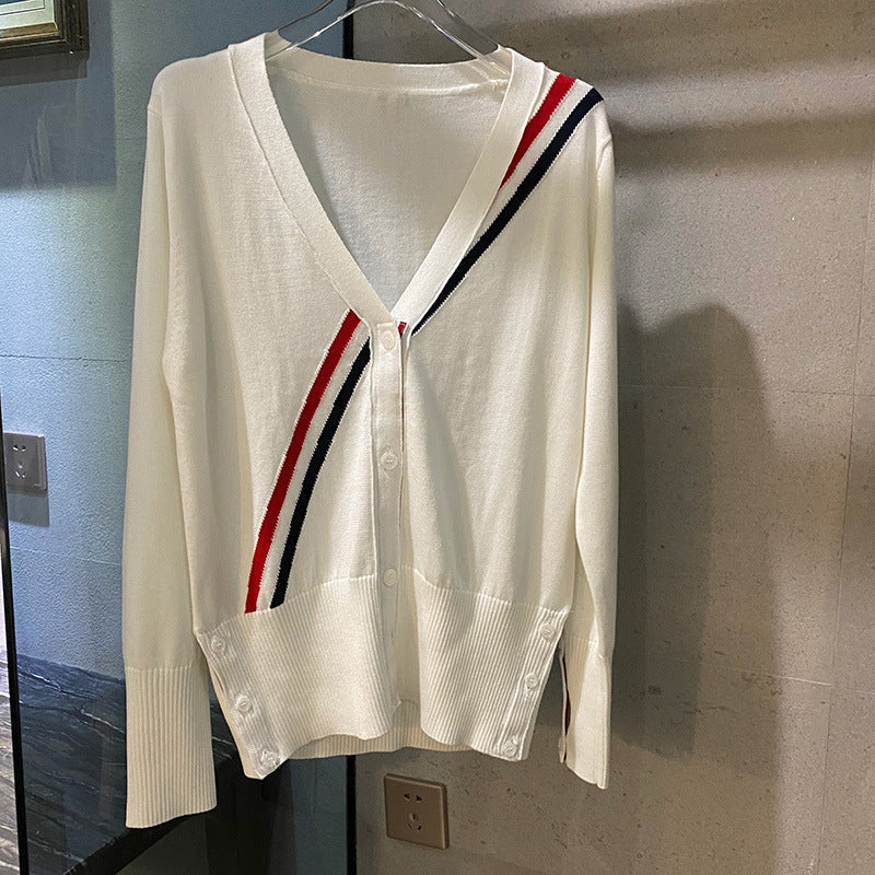 Houndstooth knitted cardigan（复制） THOM TREND