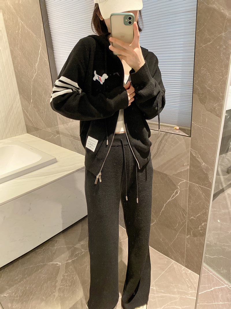 2025SS Women's Hoodie Top + Pants THOM TREND