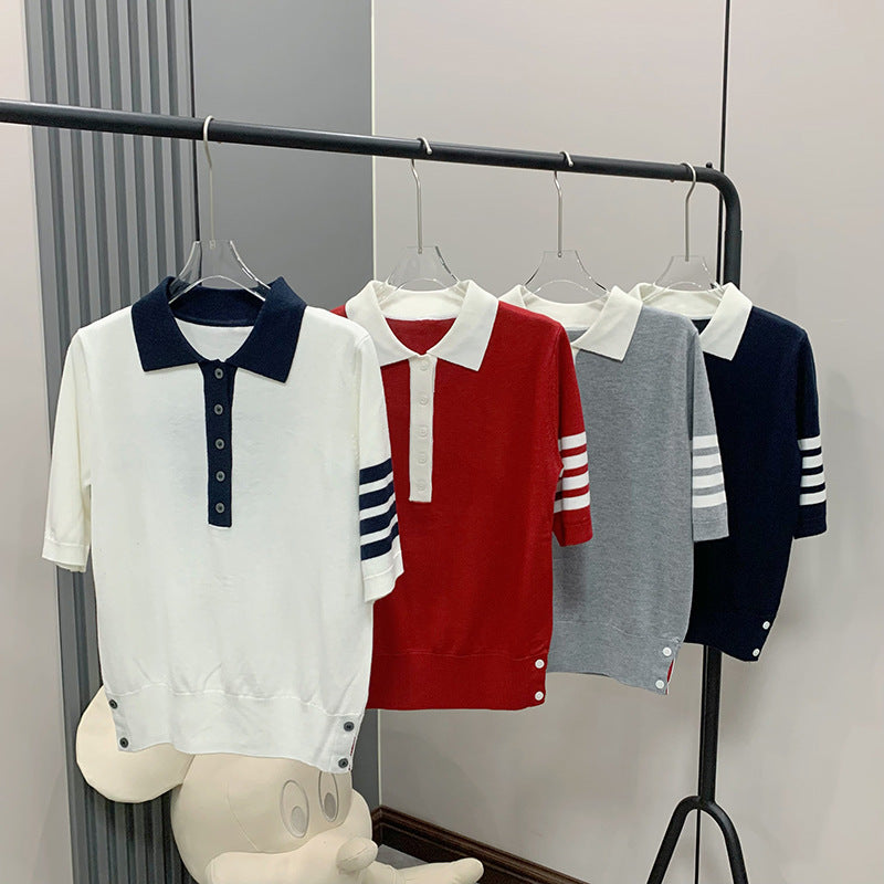 Short-sleeved POLO shirt