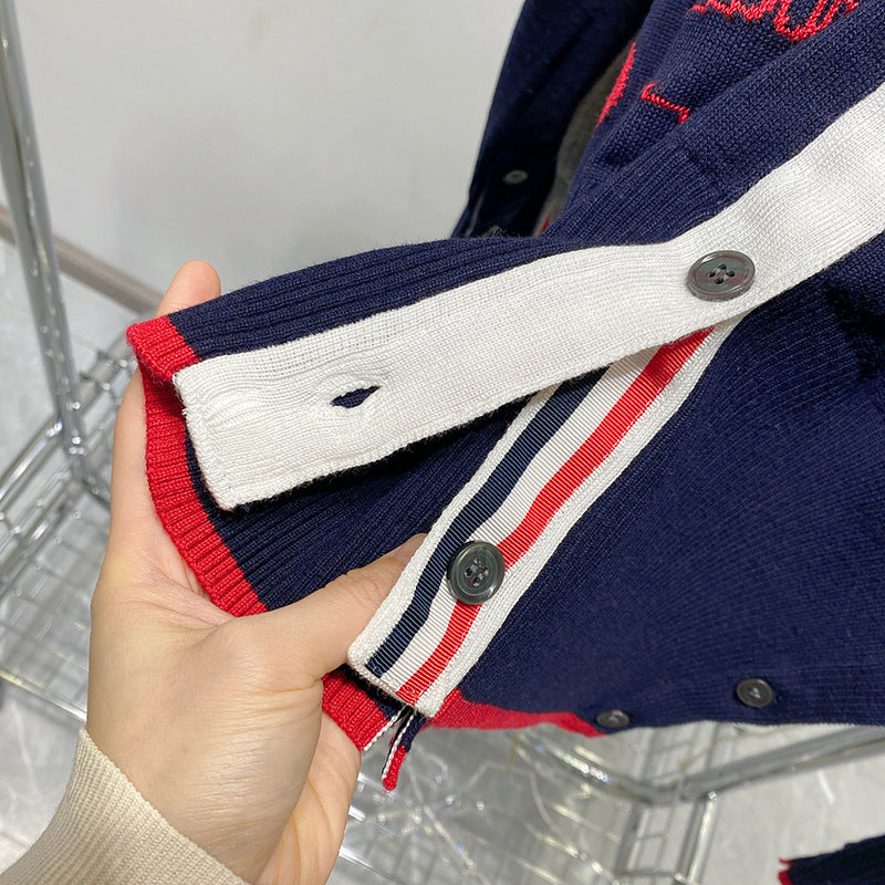 2025SS  Puppy jacquard cardigan THOM TREND