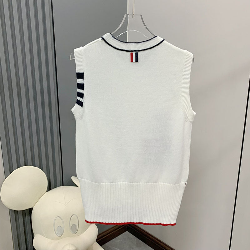 2025SS Sailboat wool vest THOM TREND