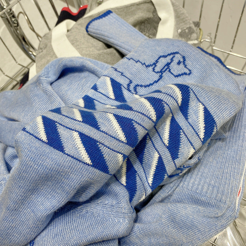 2025SS  Puppy jacquard cardigan THOM TREND