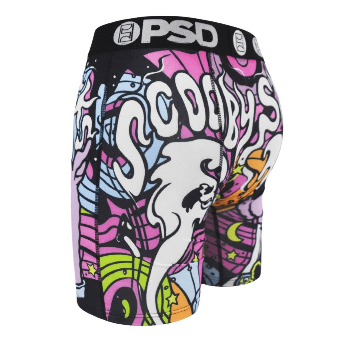 PSD Style Purple Cartoon Graphic Long-Leg Boxer Briefs product detail