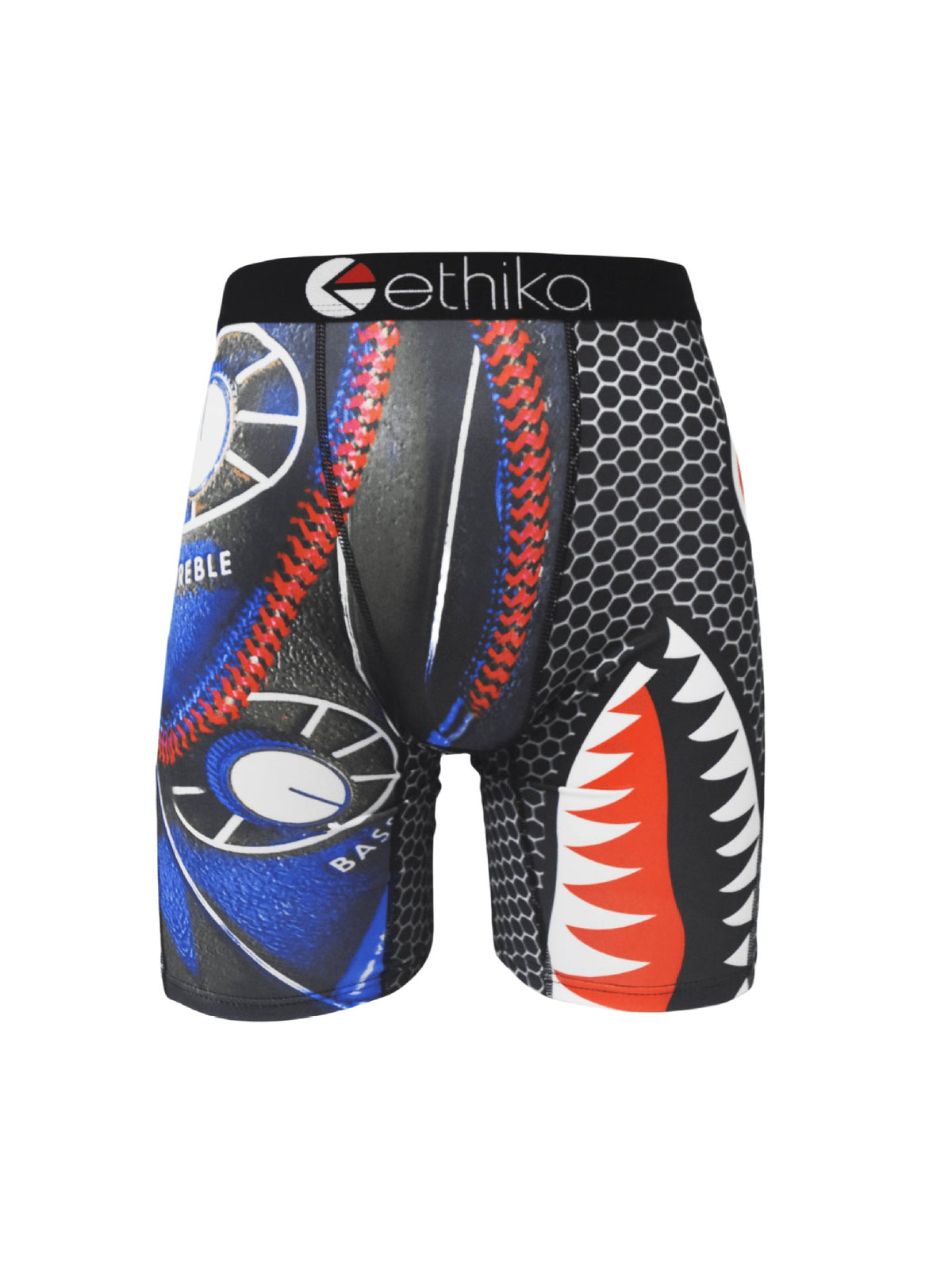 Ethika Style Assorted Shark Graphic Boxer Briefs