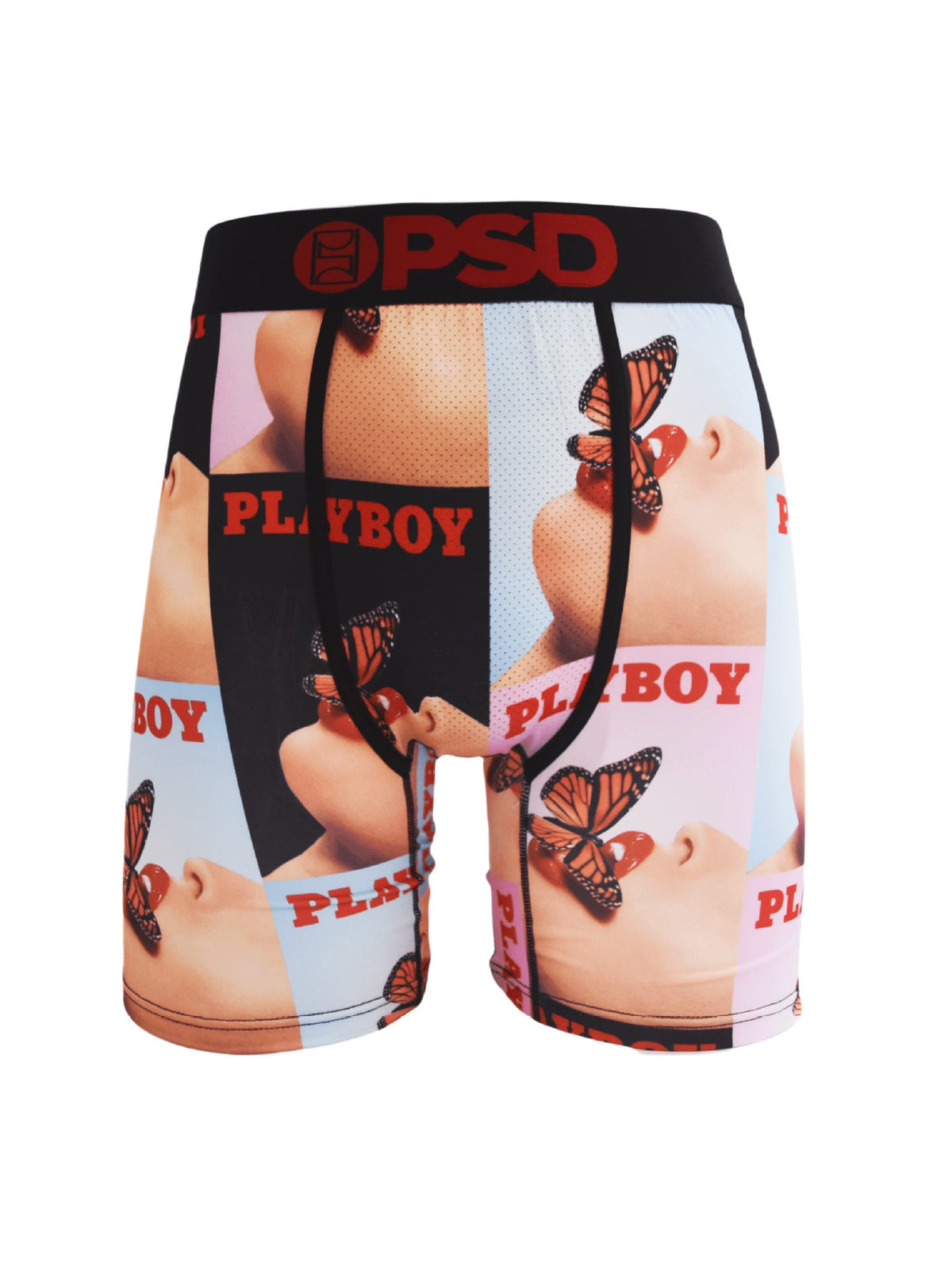 PSD Style Green Alien Graphic Long-Leg Boxer Briefs