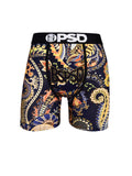 PSD Style Navy Paisley Graphic Boxer Briefs