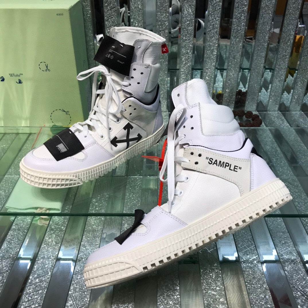 Off-White Arrow High-Top Unisex Sneakers – OW-SN-019